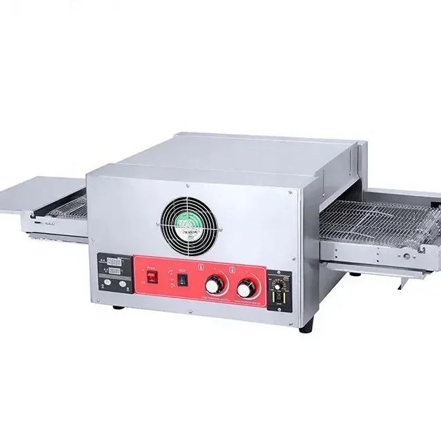 Best Selling 3 Decks 9 Trays Stone Conveyor Belt Commercial Pizza Oven