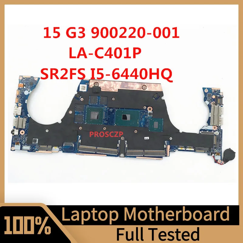 

900220-001 900220-501 900220-601 для ноутбука HP Zbook 15 G3, материнская плата APW5U LA-C401P W/SR2FS I5-6440HQ, процессор N16P-Q1-A2 100%, тест