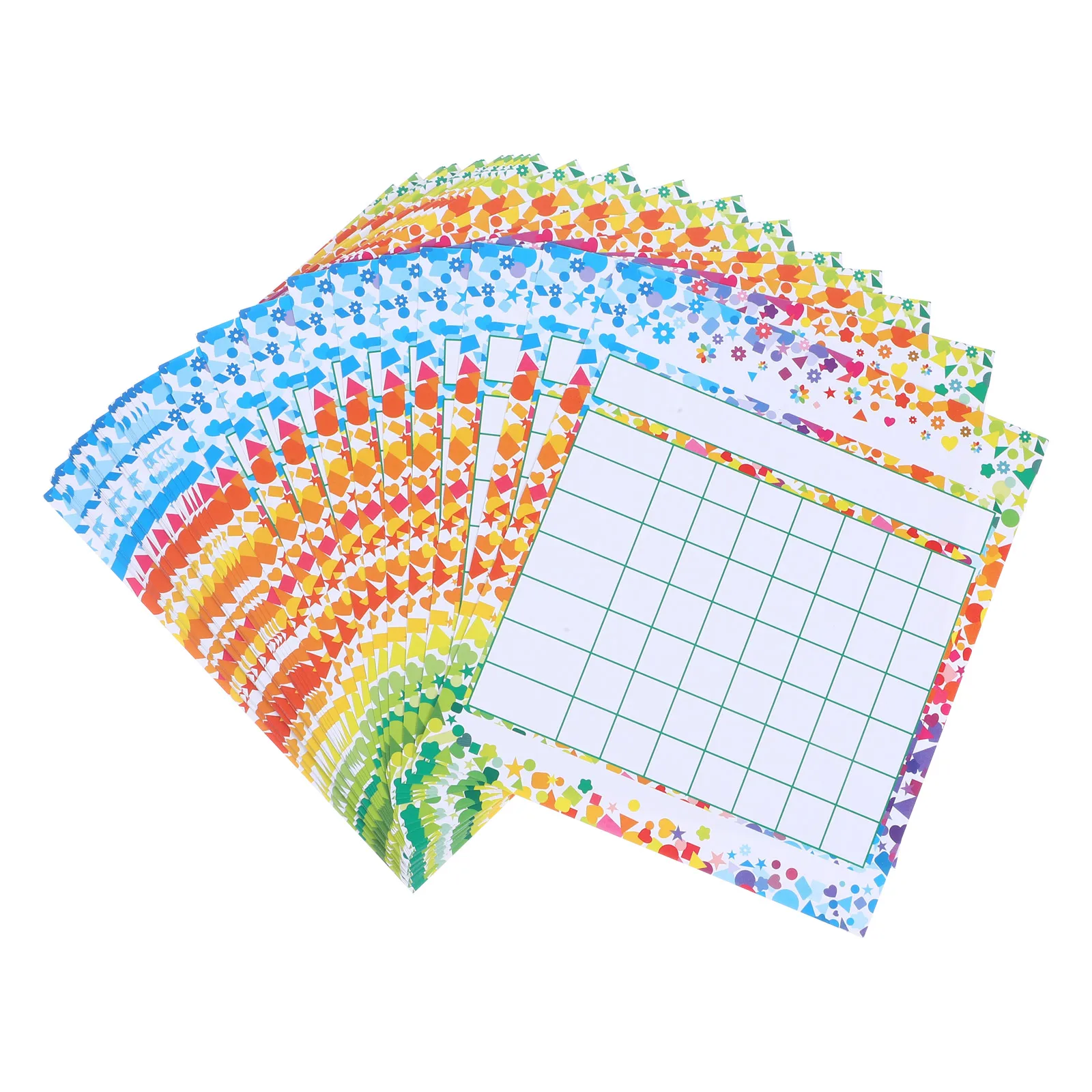 Incentive Cards Chart for Kids Star Chart For Kids Behavior Classroom Management Stickers Reward Punch Cards Teaching Materials