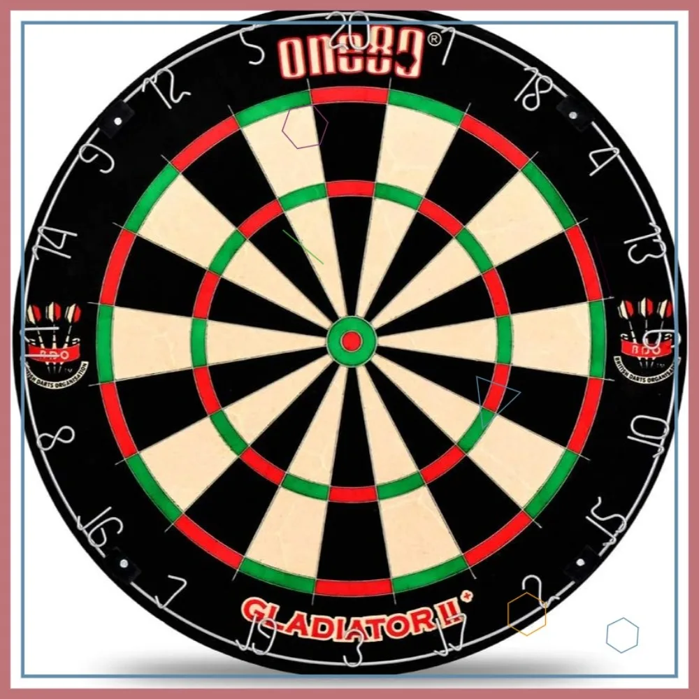 

Professional Dartboard with African Sisal, Staple-Free Spider for Less Bounce Outs, 17.8" Diameter