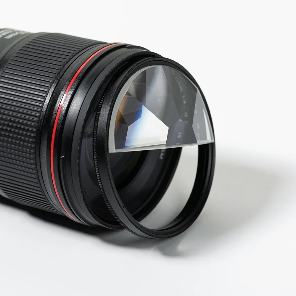 77 مللي متر سبليت المشكال بريزم للتصوير الفوتوغرافي PrismlensFX تصفية كريستال كاميرا التصوير اكسسوارات لسوني كانون نيكون