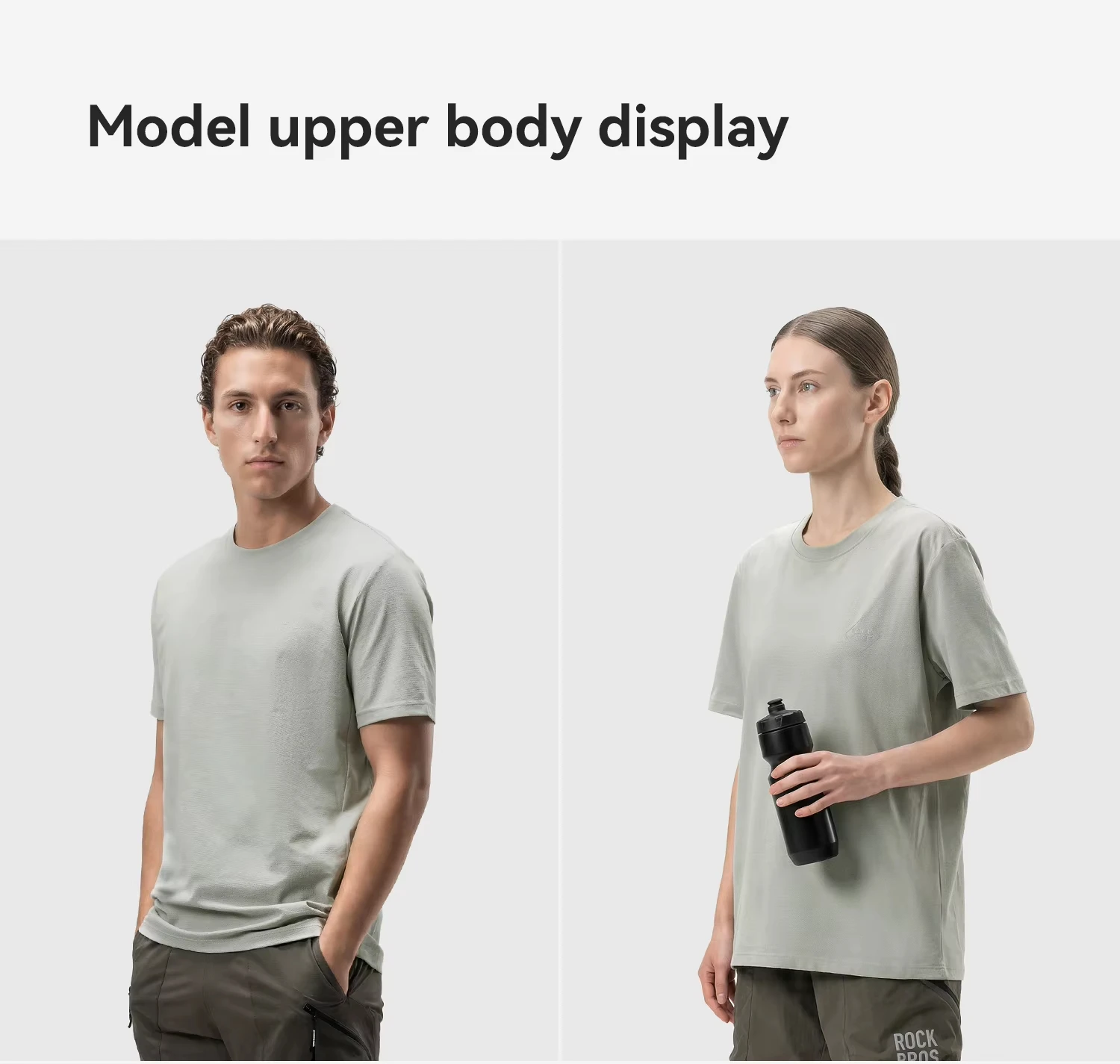ROCKBROS Sommer-Radtrikot, elastisch, schnell trocknend, atmungsaktiv, kurzärmelig, T-Shirt für Herren und Damen, Fahrradbekleidung, Alltagskleidung, Freizeitkleidung – Detail 12