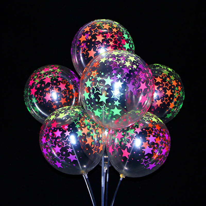 10 pezzi 12 pollici palloncini fluorescenti neon bagliore palloncini in lattice matrimonio festa di compleanno decor bagliore pallone baby shower regali per bambini