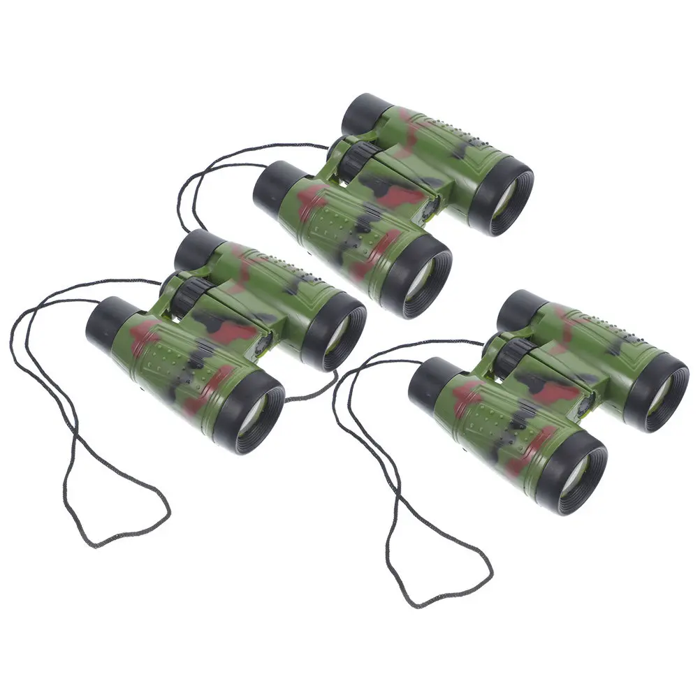 

3Pcs Mini Kids ABS Lightweight Portable Compact for Outdoor Hiking Bird Watching Traveling