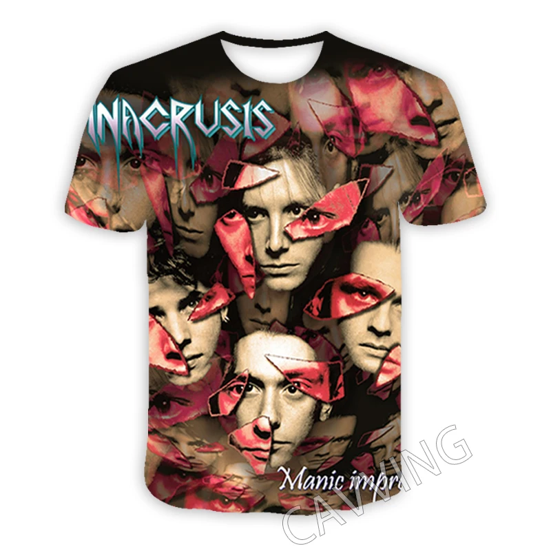 New Fashion Women/Men's 3D Print   Anacrusis-Rock  Casual T-shirts  Hip Hop Tshirts Harajuku Styles Tops Clothing