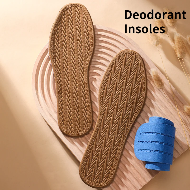 

HI-POLY Antibacterial Insoles for Ahoes Breathable and Sweat Absorbing sports Insoles Thin Soft Sole Insoles Deodorant Shoe Pads