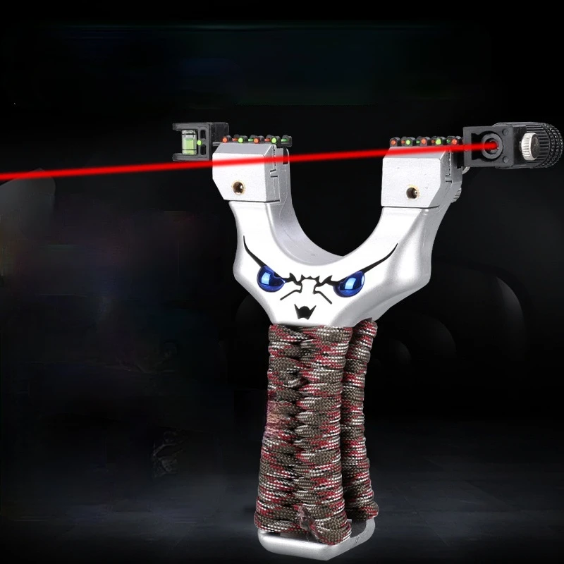 Resin Slingshot Laser Aimers Outdoor Supplies Strap-free Quick-press Clips Hunting Catapult