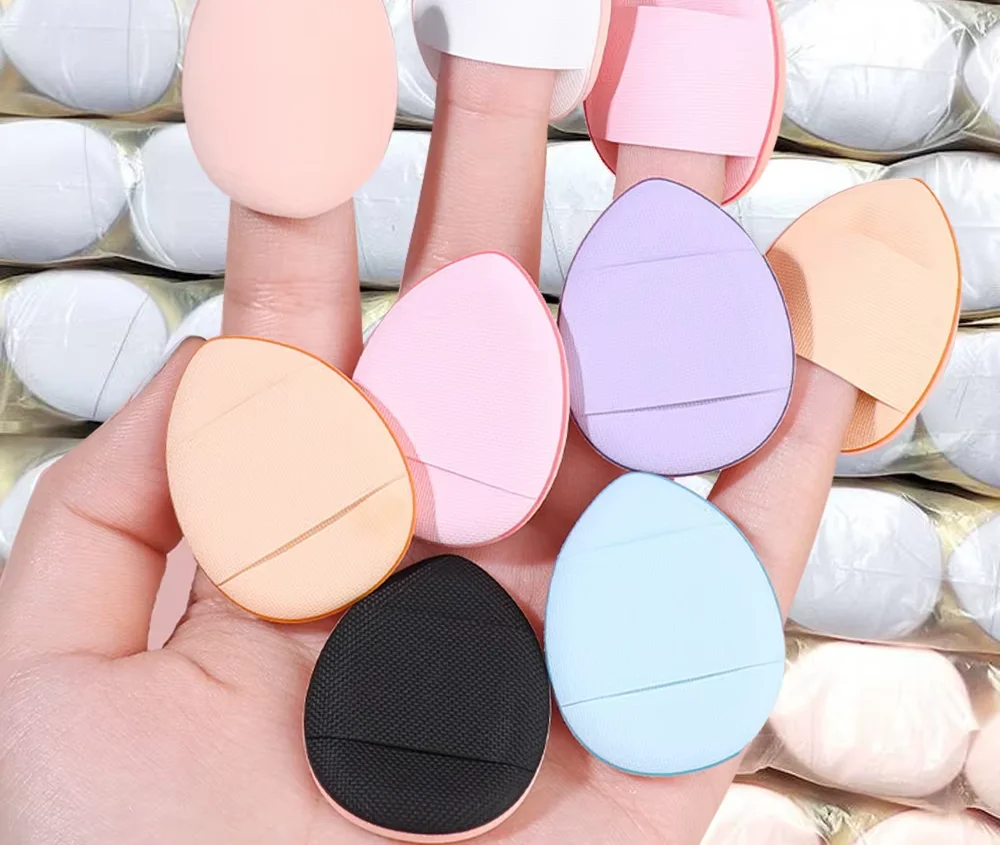 3 قطعة مثلث المخملية التجميل نفخة يشكلون الإسفنج الرطب الجاف استخدام للوجه العين الكنتوري الظل مستحضرات التجميل الأساس ماكياج أداة