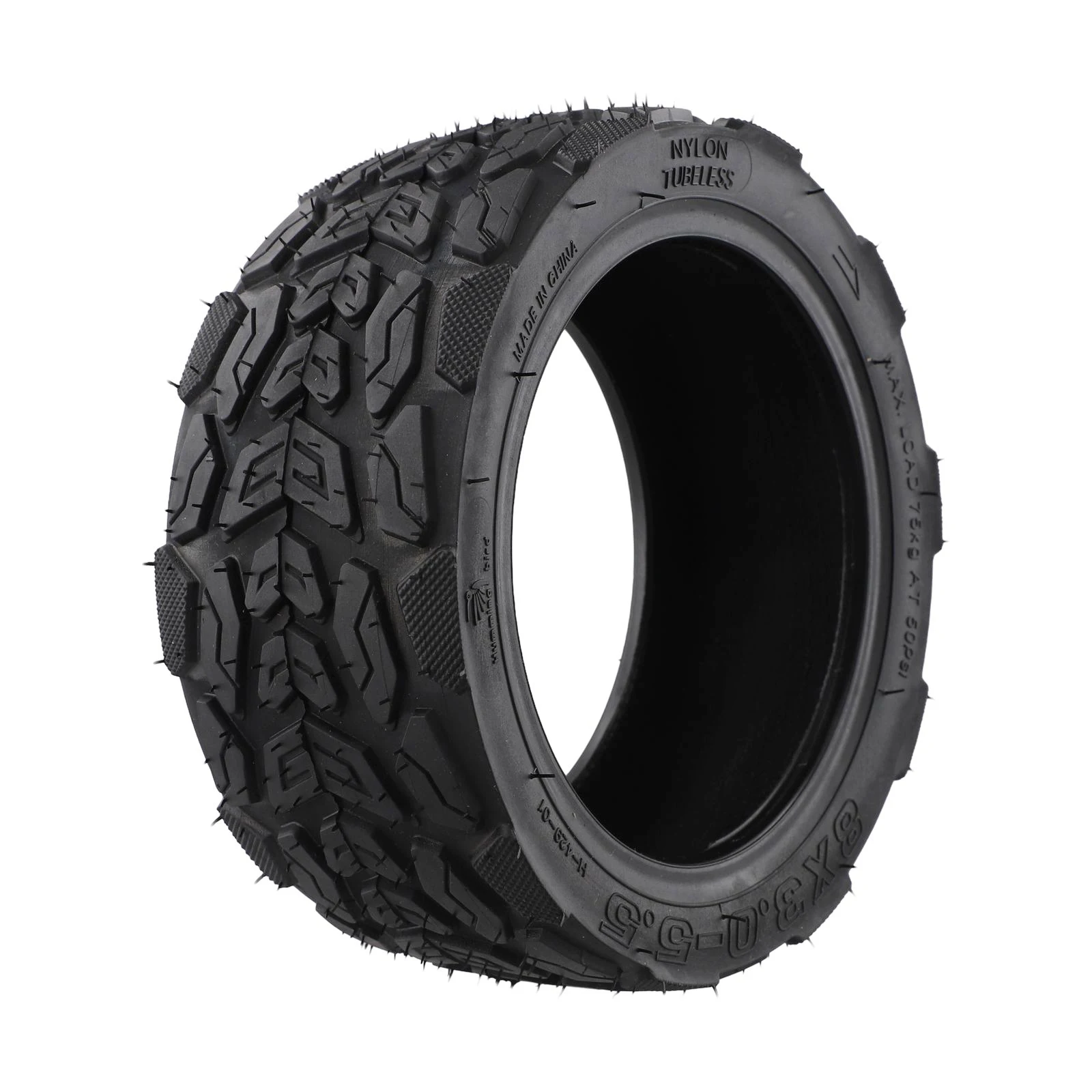 8 Inch Electric Scooter Tubeless Tire 8x3.00-5.5 Off-Road Tubeless Tyre For-Kaabo Mantis8 Electric Scooter Replace Accessories