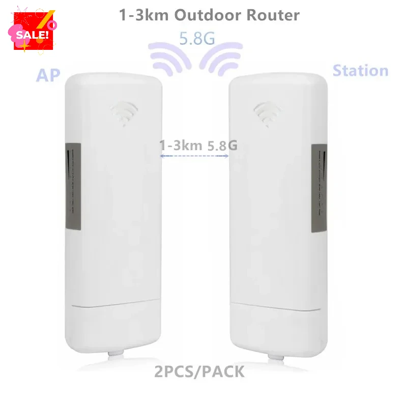 

9344 9331Outdoor AP Router 1-3km Chipset WIFI Router WIFI Repeater CPE Long Range 300Mbps5.8G AP Bridge Client Router repeater