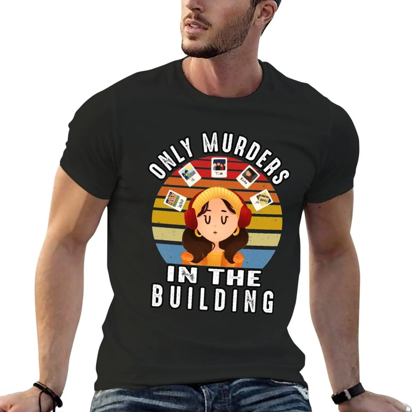 Who Is Tim Kono T-Shirt blanks cotton graphic tees baggy shirts men graphic tees