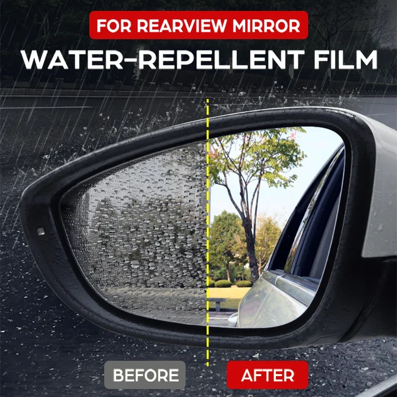 For Citroen C4 mk1 mk2 2004~2018 C4 Pallas Coupe Full Cover Anti Fog Rainproof Film Rearview Mirror Car Stickers Accessories