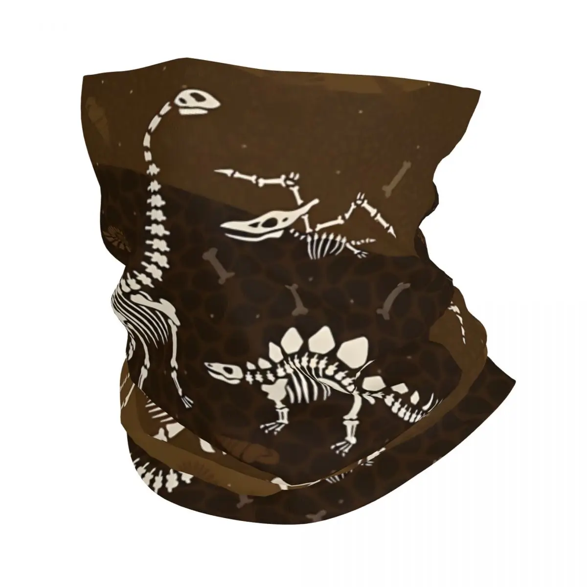 Fossil Thin Wrap Scarf Bandana Dinosaur Neck Gaiter Face Cover Headband