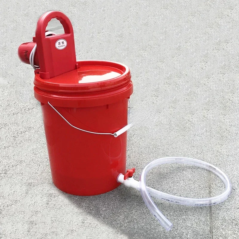 Portable  20L Plastic Washing Timing Machine Clothes Washer Hangable with Prevent Splashing Bucket Fast Wash with 1m Drain 150W