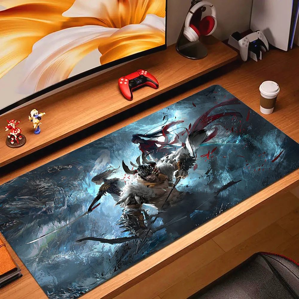 Large Gaming Naraka Bladepoint Mouse Pad Computer Mousepad PC Gamer Laptop Mouse Mat Office Mausepad XXL Keyboard Mat Deskmat