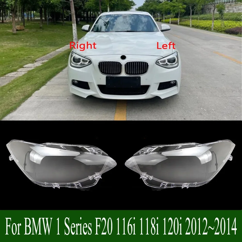 

For BMW 1 Series F20 116i 118i 120i 2012~2014 Headlight Cover Lampshade Transparent Headlamp Lamp Shell Lens