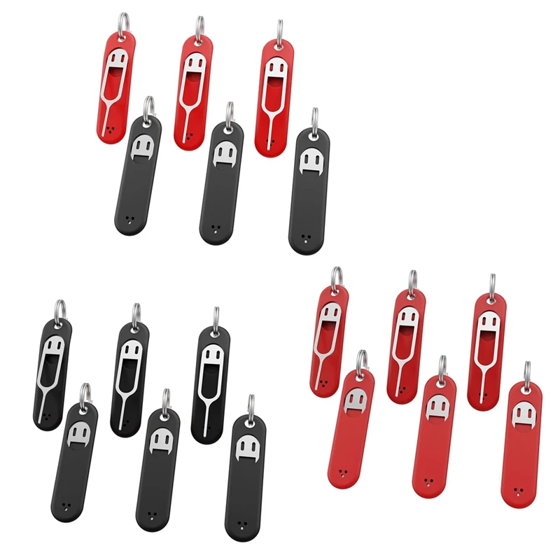 6Pcs SIM Card Removal Tool-Sim Card Tray Pin Eject Removal Tool Needle Opener Ejector,With Removable Key Chain