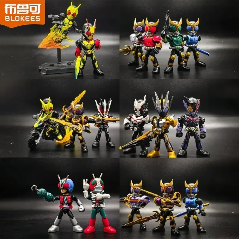 

Genuine Blokees Kamen Rider Starlight Editionv4 Blind Box Zero-Two Action Figure Mystery Box Anime Assembly Toys Ornaments Gifts