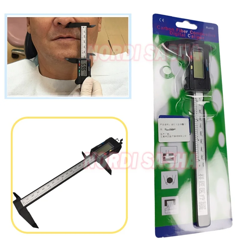 

Стоматологический полный протез, электронный штангенциркуль, композитный штангенциркуль из углеродного волокна, вертикальная линейка для измерения нижней щелочки