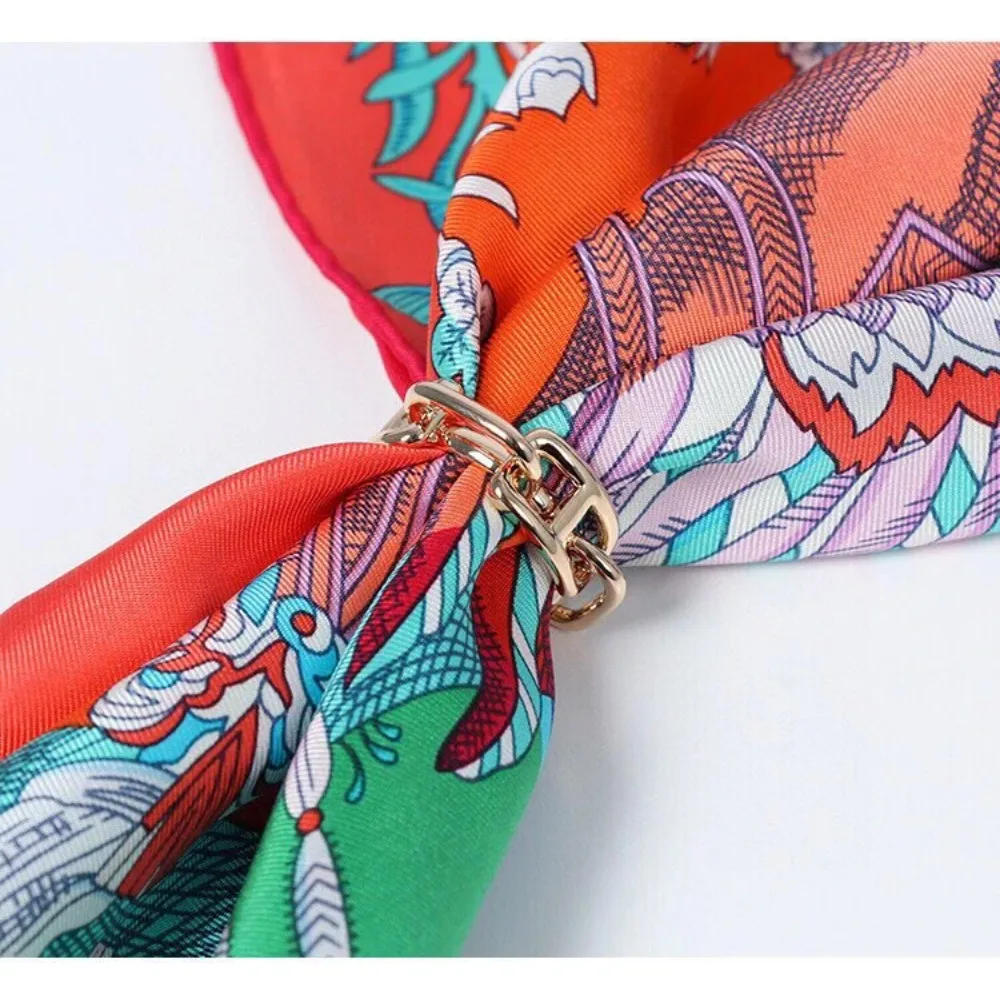 Clipe de anel de cachecol série H de luxo leve armazena perfeitamente lenços e faz cachecóis acessórios de roupas mais luxuosos