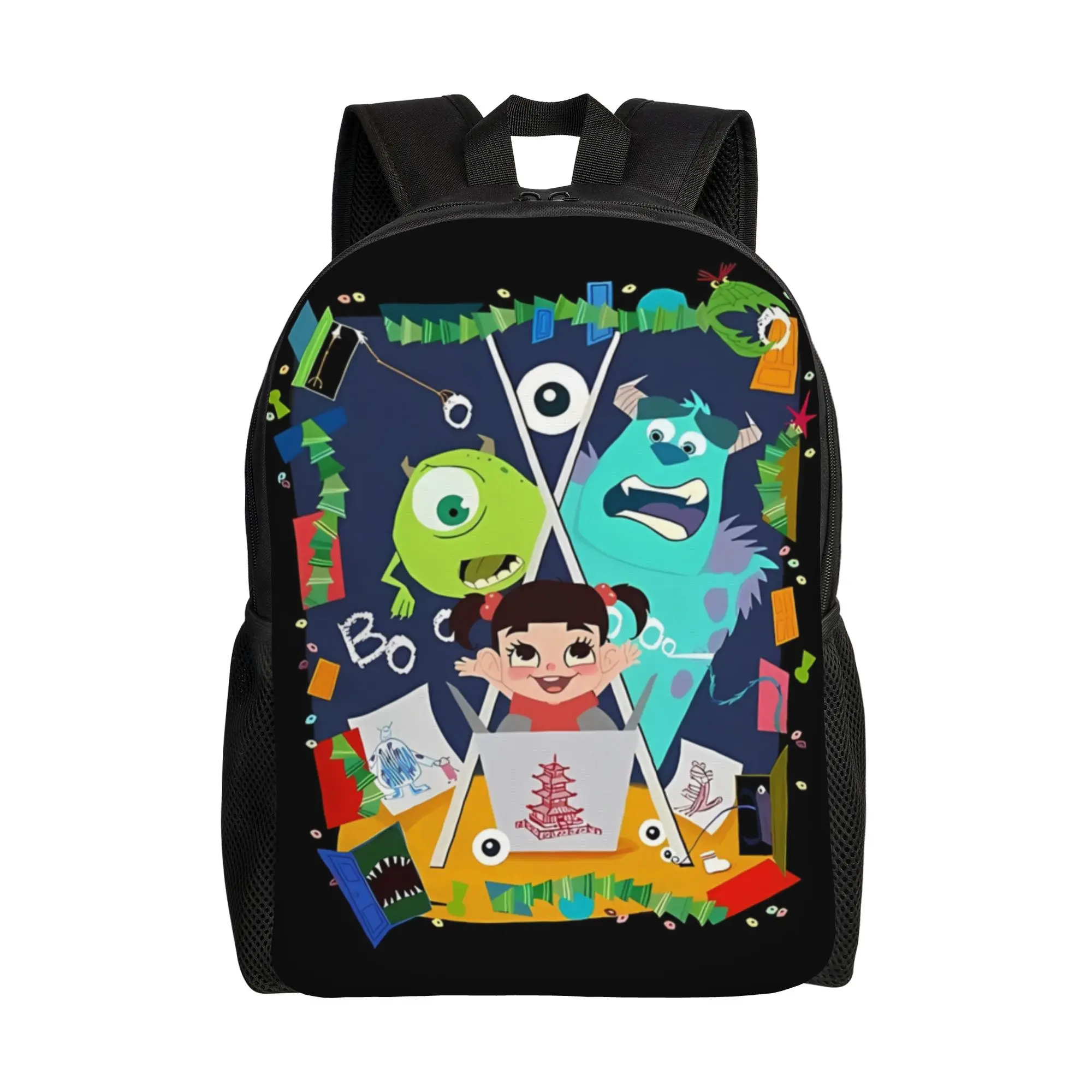 

Monsters University Handbag Back to school season Boo Inc Fashionable Backpack