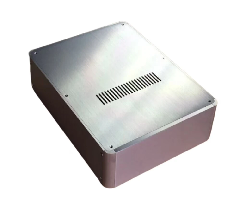 

BRZHIFI Round Corner 2409 Home Audio Amplifier Chassis Aluminum Enclosure Box Electronics Chassis Amplifier Shell box