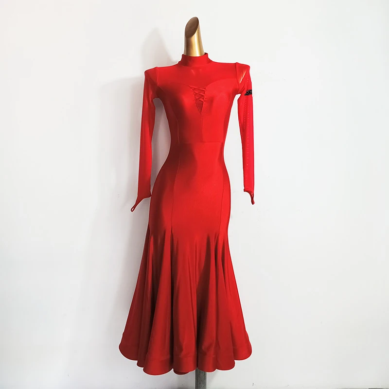 Neue Sexy Modern Dance Röcke National Standard Frauen Ballroom Dance Kleider Walzer Performance Kostüme