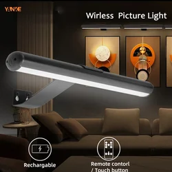 Wireless Wall Lamp Remote Control LED Painting Picture Light USB Rechargeable Battery Reading Lamp Easy Mount for Living Room