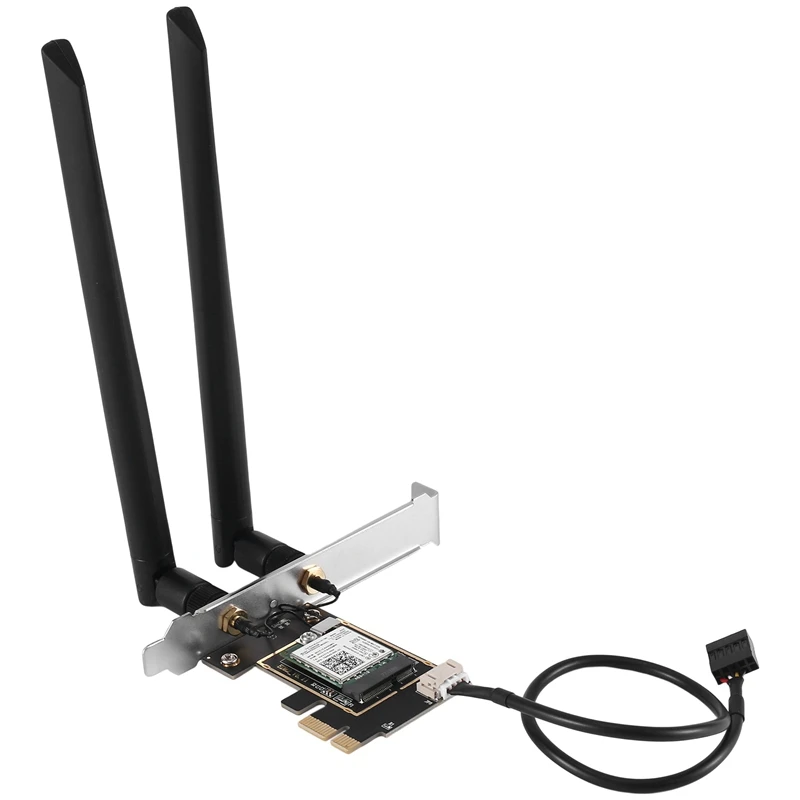 

AC7260 7260NGW Wi-Fi-карта 2,4G/5G 867 Мбит/с 802.11AC Адаптер PCIE с антенной 2X8DB