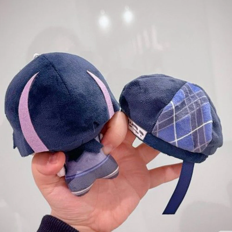 10cm Game Genshin Impact Wanderer Plushies Kawaii Balladeer Plush Doll Toys Figures Backpack Pendants Decorative Keychain