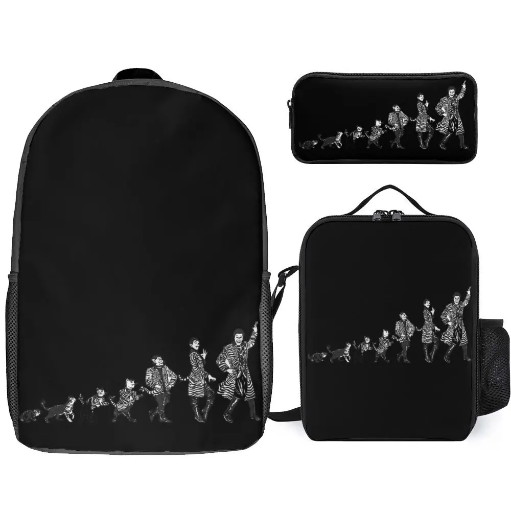 3 In 1 Set 17 Inch Rugzak Lunch Tas Pen Tas De Evolutie Van Kat Te Koop Blijvende Hete Verkoop Gezellige Scholen Tandpasta