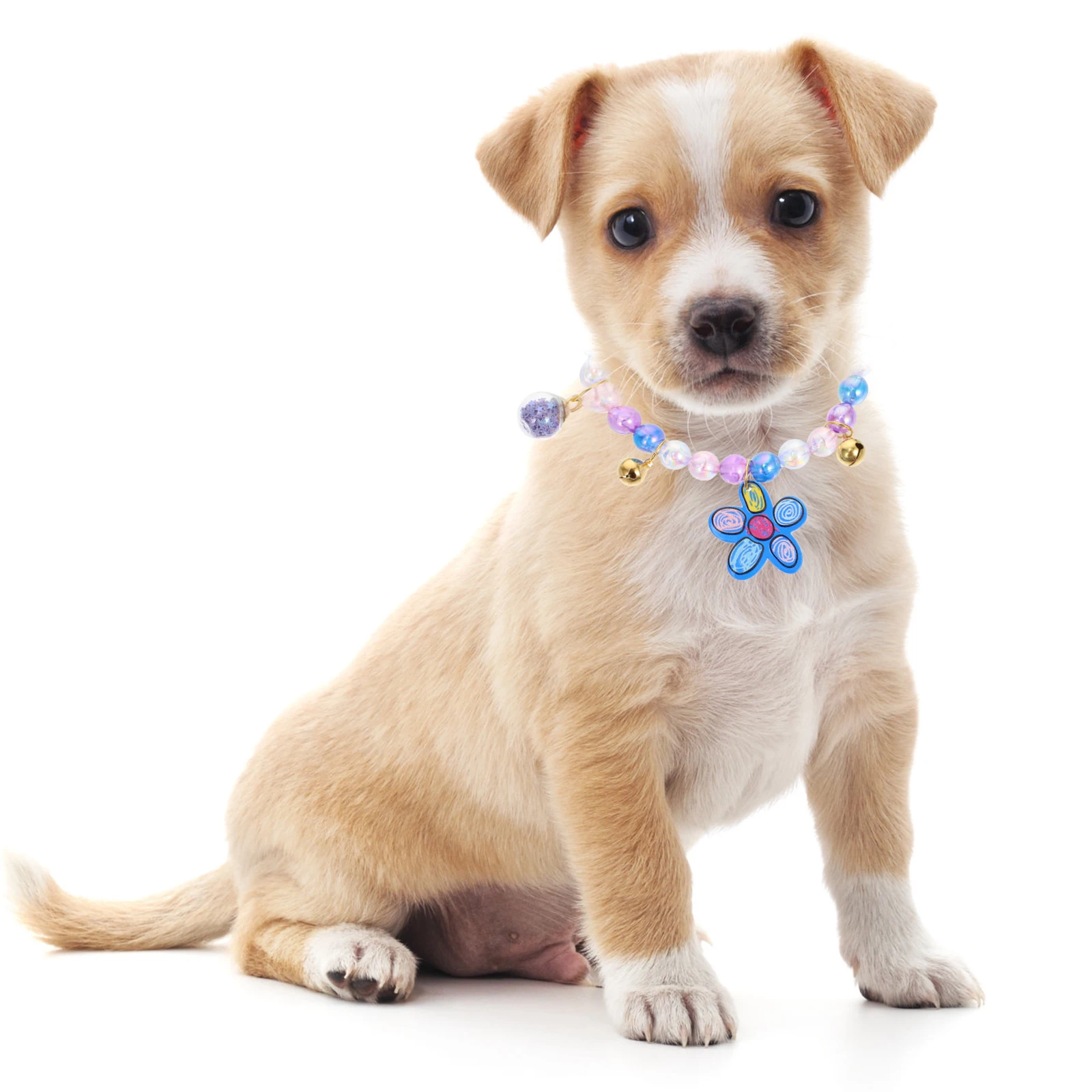 

Pearl Adjustable Necklace Decorative Safe Stylish Pet Festival Collar Dog Accessories Kitten Collar Pet Neck Decor
