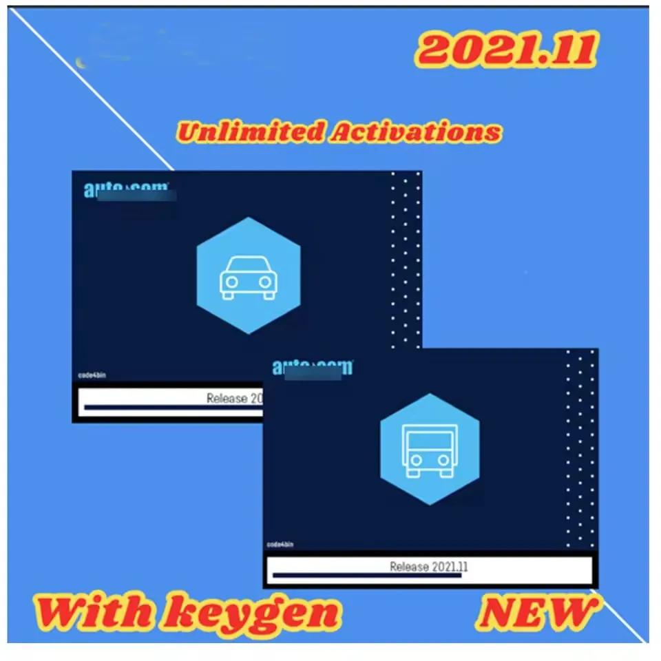 Auto+2020.23 COM Autocoms vd ds150e cdp software 2021.11 Newest keygen Tnesf Delphis Orpdc support 2021 year model car trucks