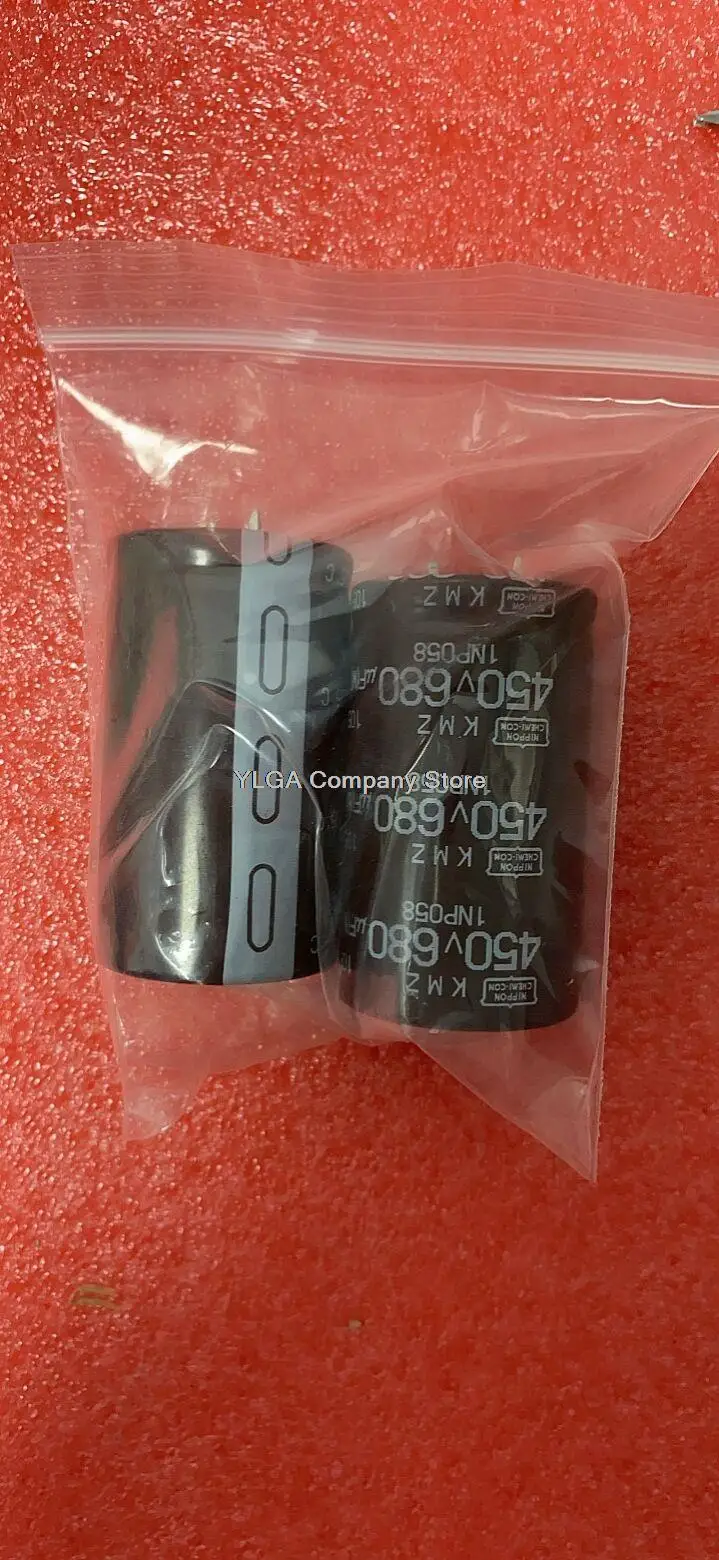 680UF 450V Japanese NCC Black Diamond KMZ Power Capacitor 450V680UF 30X50 105 degrees  2PCS