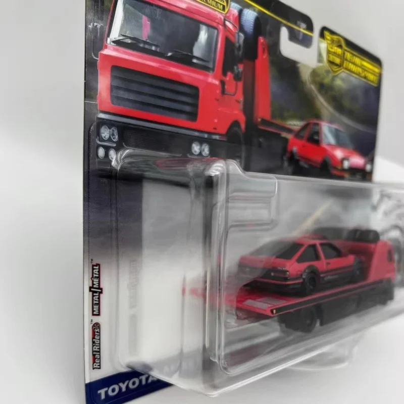 Genuine Hot Wheels Premium Car Culture TOYOTA AE86 Team Transport #84 Metal Collectible 1/64 Diecast Model Vehicle Toys