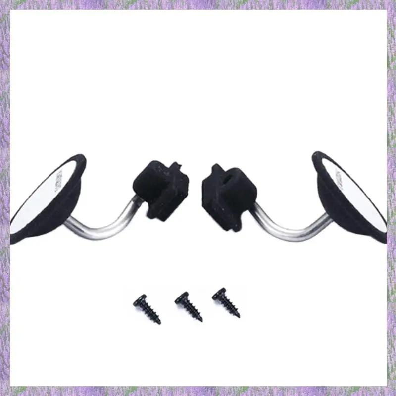 Milieuvriendelijke-Voor WPL D12 1:10 RC Truck Auto Upgrade Onderdelen Rvs Simulatie Achteruitkijkspiegel Decoratie Accessoires