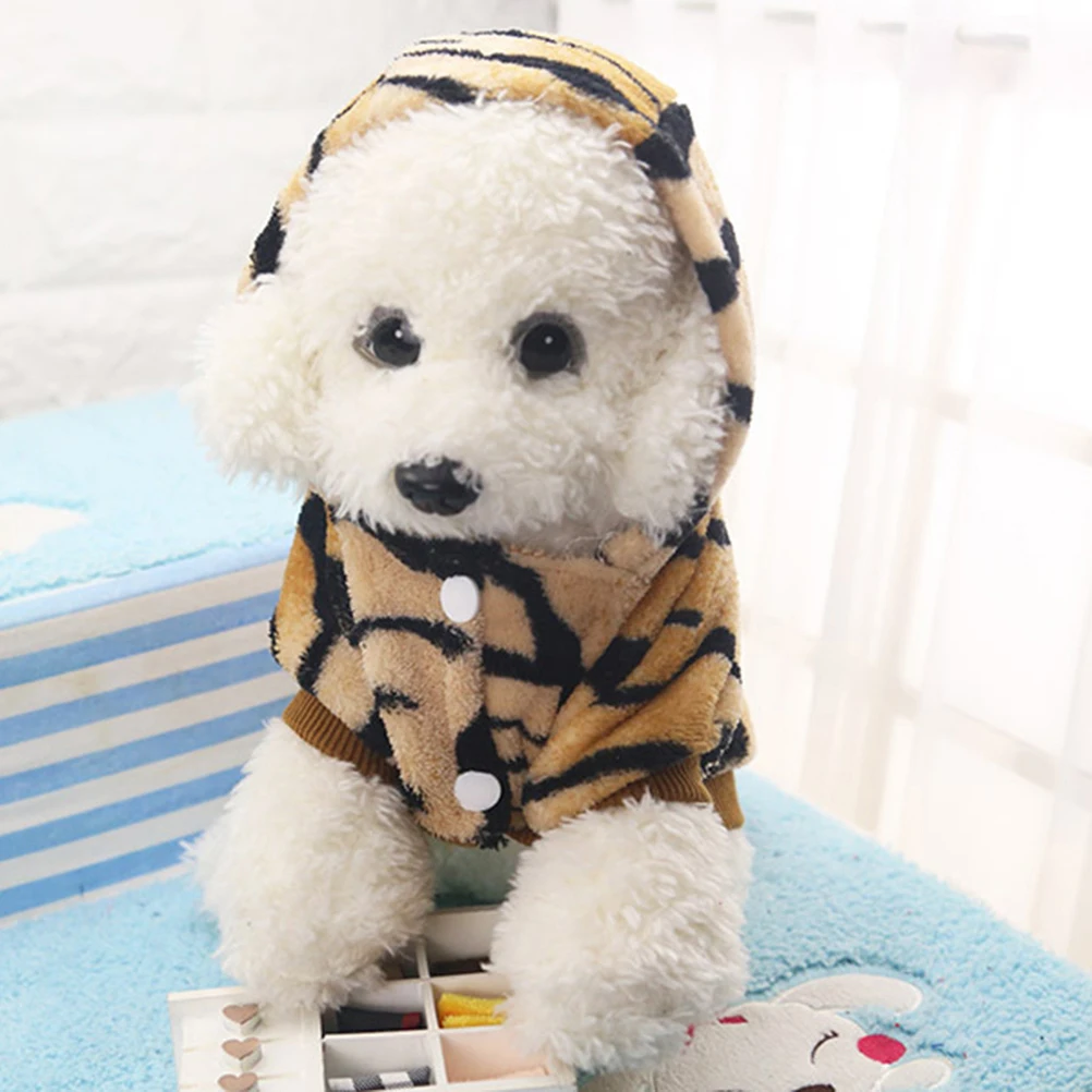 

Transformed Clothes Dress Pet Winter Hoodies Cute Tiger Design Clothes Comfortable Perfect Outdoor Special Occasion