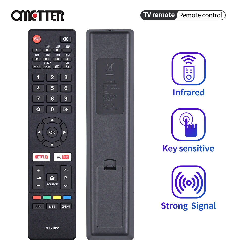 Novo CLE-1031 para hitachi smart tv controle remoto cle 1031