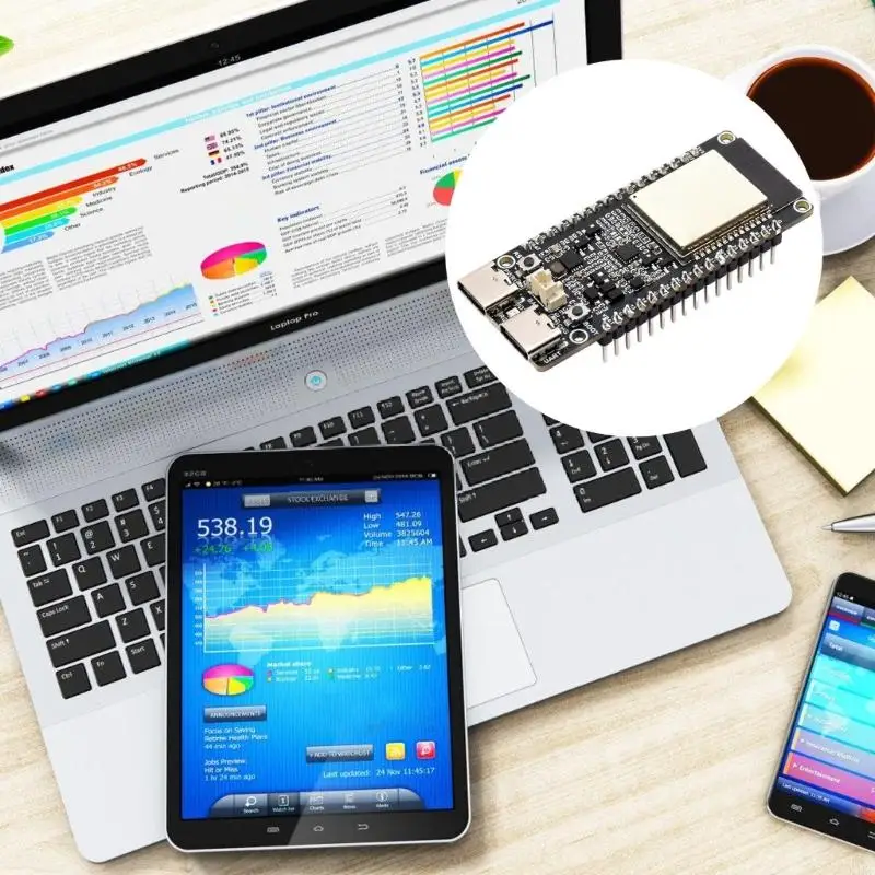 Placa desenvolvimento c5 2.4ghz 5ghz wifi 6 bluetooth-compatível tamanho pequeno adaptador comunicação programação