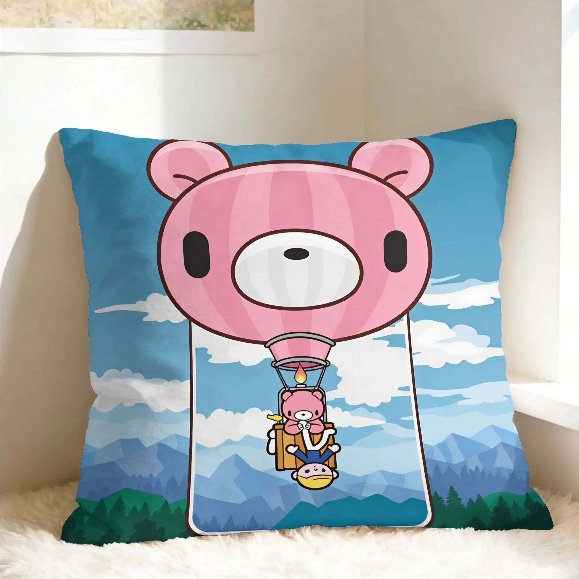 G-Gloomy Bear Pillowcases  Fashion Pillow Case For Sofa Home Decoration Soft Pillow Cover
