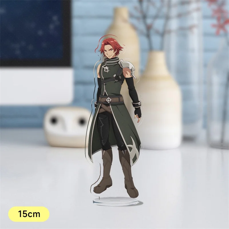 Hot 15cm Anime Spirit Chronicles Acrylic Stand Model Figure Cosplay Plate Holder Topper Birthday Fans Christmas Desk Decor Plate