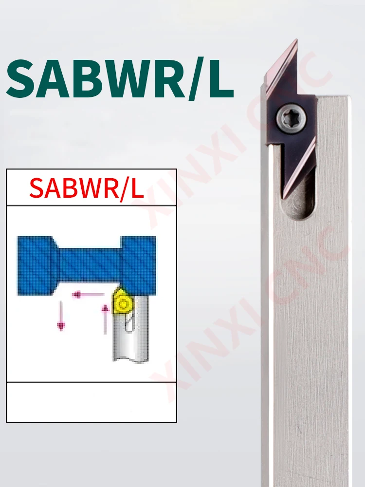 

Nc walking external turning tool SABWR external cylindrical rear sweep bar external diameter sharpening lathe clamping tool