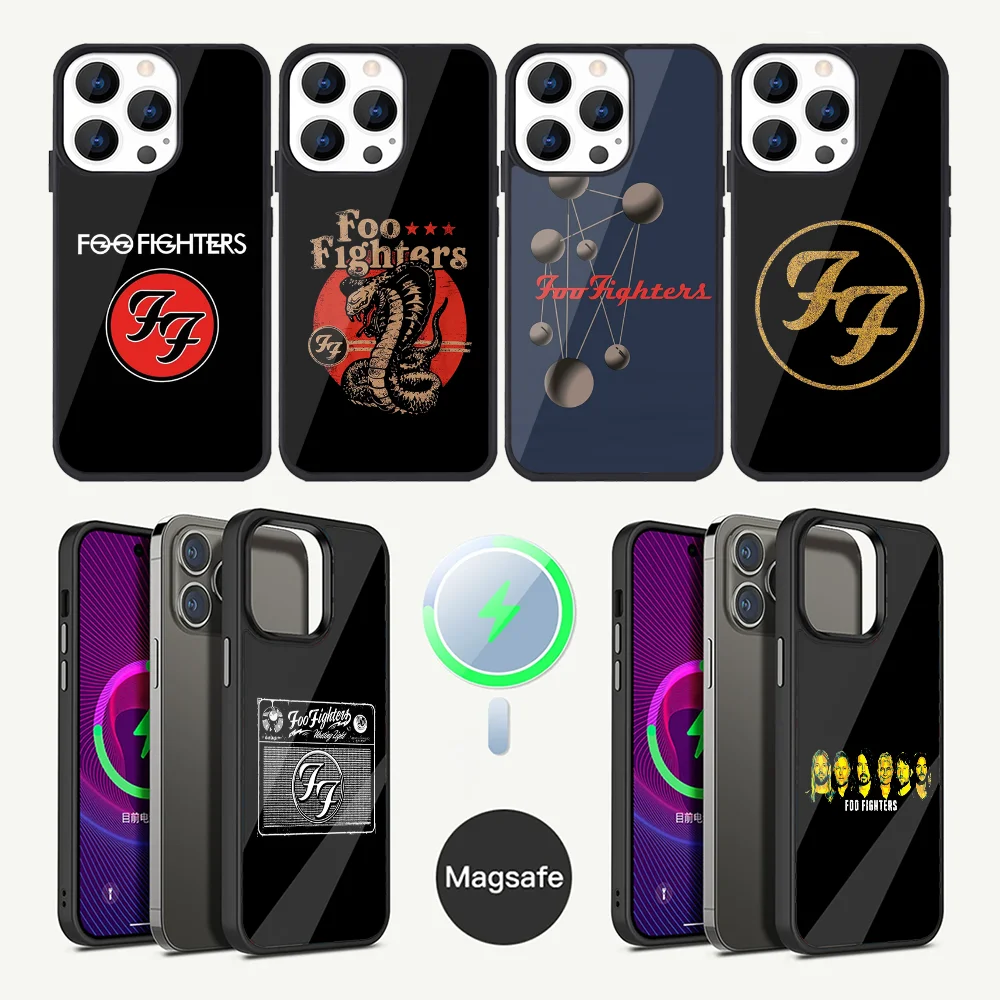 F-Foo Band F-FightersS Phone Case For iPhone 16,15,14,13,12,11,Plus,Pro,Max Mini Magsafe Magnetic Wireless Charging