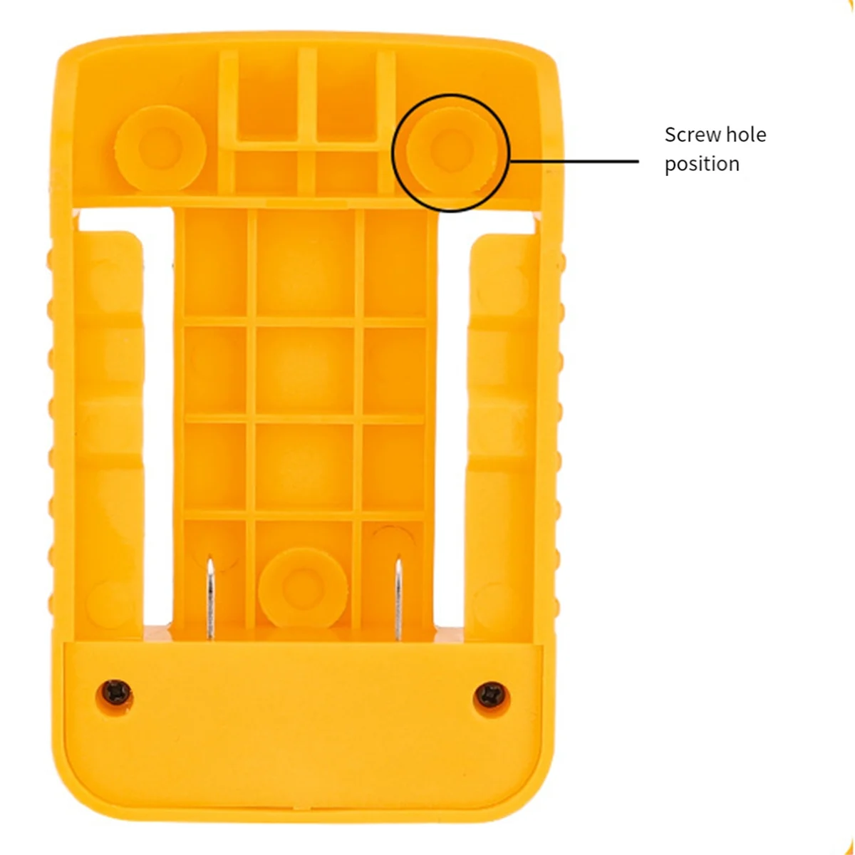 N37R_NL Adaptateur de chargeur portable compatible pour Dewalt 18 V Li-Ion