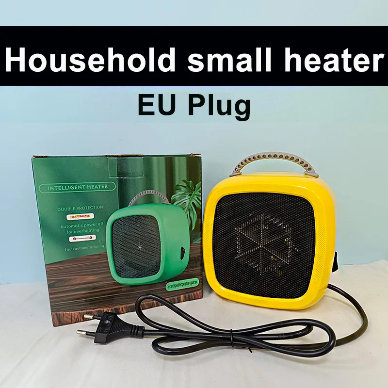 Mini Desktop Fan Heater Knopschakelaar Met Handvat Huishoudelijke Kleine Kachel Winter Verwarming Warmer Power Office Speciale Verwarming
