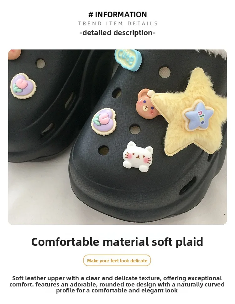 2026 Winter Damen Plateau-Hausschuhe Warme Fell-Pantoffeln Niedliche Mädchen-Dekorations-Hausschuhe Flauschige Bequeme Slip-On Freizeitschuhe Weiche Plüsch-Schuhe – Detail 4