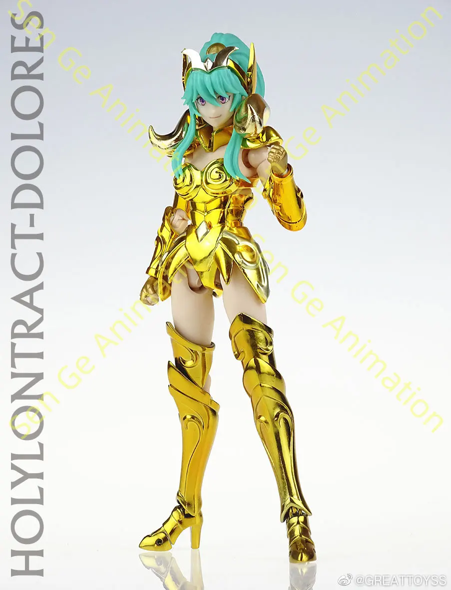 

[In Stock]GT Female Aries Sacred Contract Golden Clothes Fighter Mythology Ex Aries Dolores Aries Gift Hobby