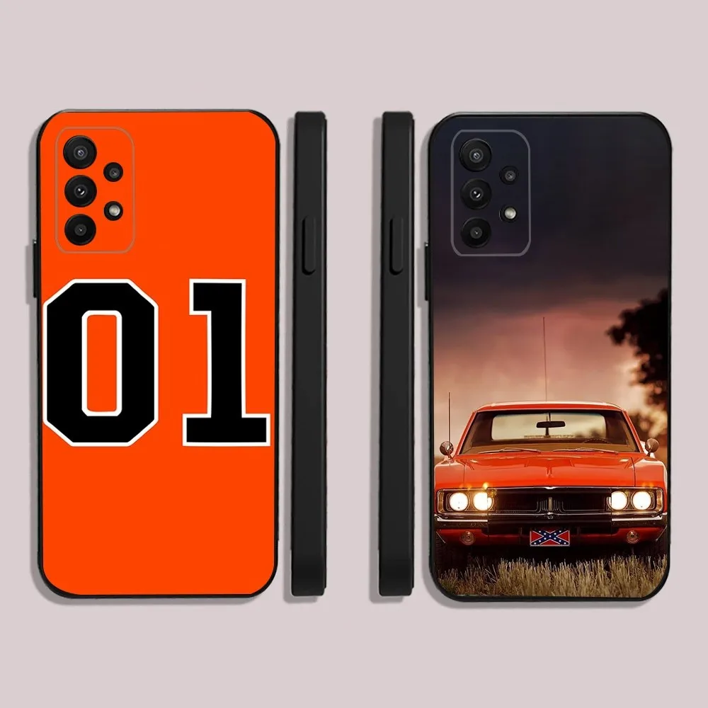 

General Lee 01 Dukes Of Hazzard Phone Case For Samsung S24,23,22,30,21,10,9,Ultra,Plus,Lite,FE,5G Black Soft Case