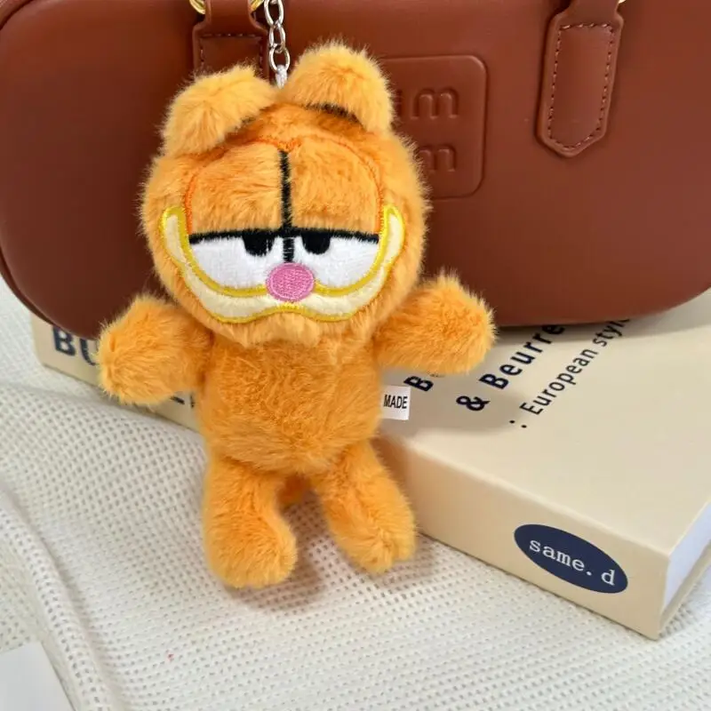 かわいいガーフィールドかわいい漫画ぬいぐるみキーホルダーアニメ周辺機器バックパックペンダントアクセサリー人形子供の誕生日プレゼント