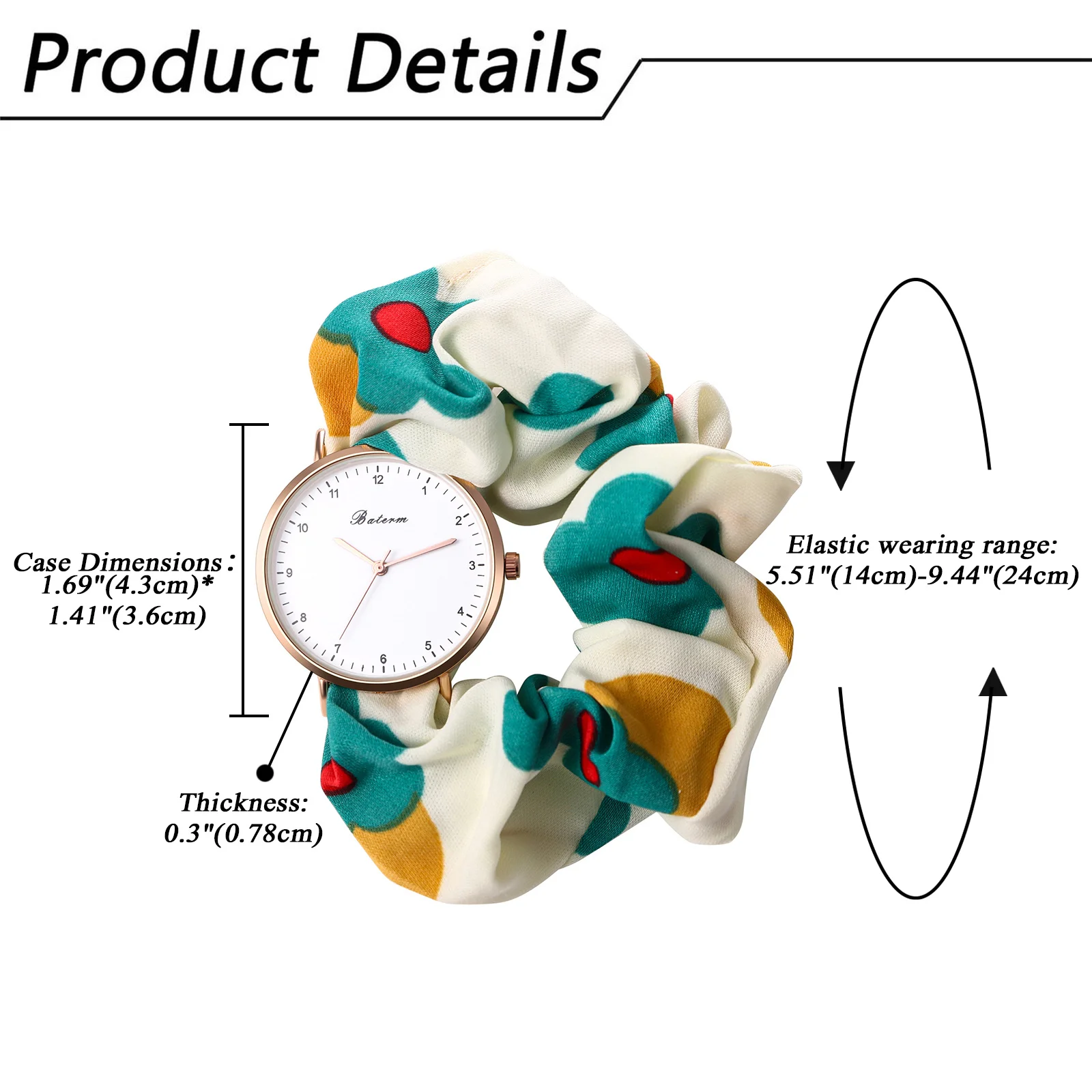 LANCARDO-reloj Scrunchie de cuerda elástica para mujer, delicado reloj de pulsera de moda, multifuncional, ultrafino, reloj de Estudiante